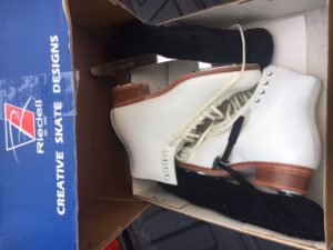 Brand new Riedell ladies figure skates size 7.5