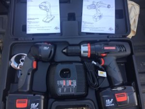 Rechargeable Craftsman drill and spotlight - new